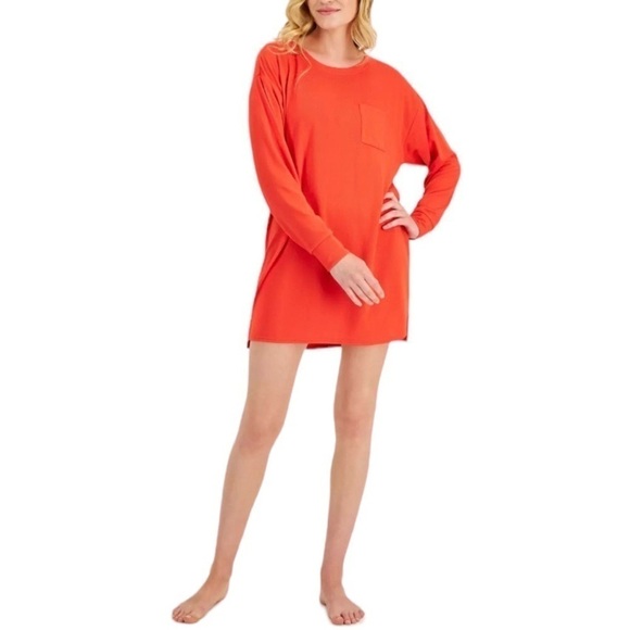 Jenni SuperSoft SleepShirt Papaya Punch Large New - Picture 1 of 7